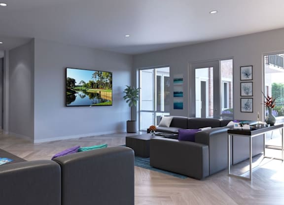 Relaxation Lounge at The Residences of Wilmette, Wilmette