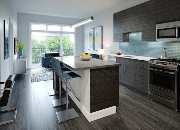 Modern Kitchens at The Residences of Wilmette, Illinois, 60091