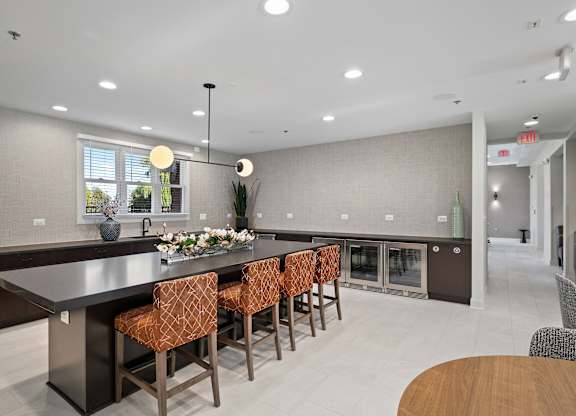 Clubhouse kitchen for resident events