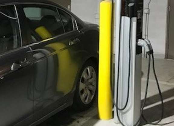 Car Charging Stations at Central Station, Illinois, 60201