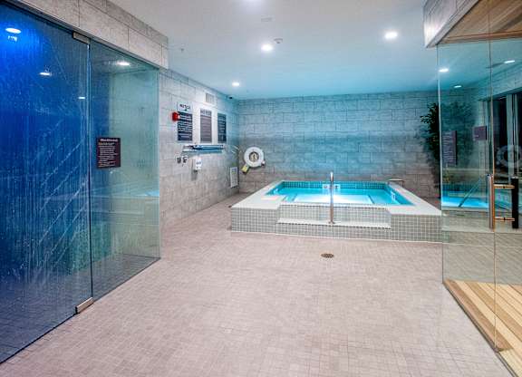 Rejuvenate in the spa, sauna and steam room at The Residences of Wilmette, Wilmette, Illinois