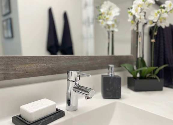 Bathroom Close Up at Elevate Apartments, Madison, WI, 53718