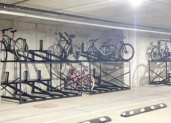 Bike Storage Racks at Elevate Apartments, Madison, 53718