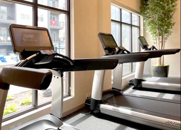 Fitness Treadmill at Elevate Apartments, Wisconsin