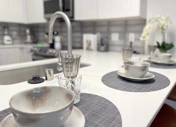 Kitchen Bowls at Elevate Apartments, Madison, WI, 53718