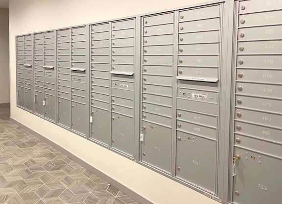 Mailroom at Elevate Apartments, Madison, Wisconsin