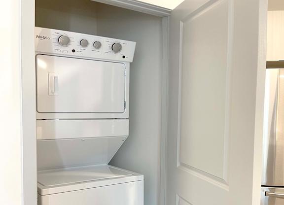 Washer Dryer Stacked at Elevate Apartments, Madison, WI