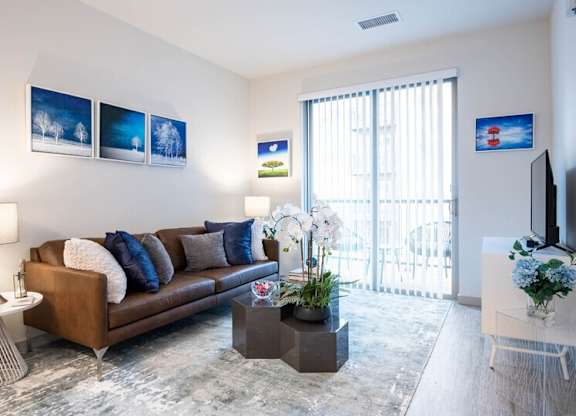 Living Room at Elevate Apartments, Madison, Wisconsin