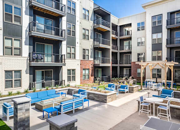 Outdoor Patio at Elevate Apartments, Madison, WI