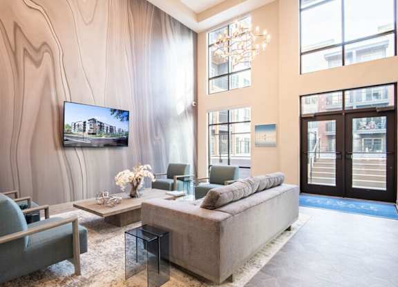 Lobby Lounge at Elevate Apartments, Madison, Wisconsin