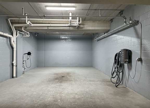 a empty room with a lot of wires in it at 42 Hundred On The Lake, Wisconsin, 53235