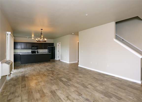 Spacious living room at Fountain Ridge, Pleasant Prairie