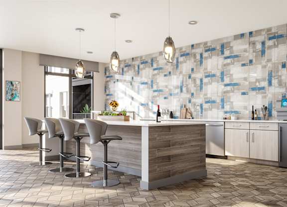 Clubroom at Elevate Apartments, Wisconsin, 53718