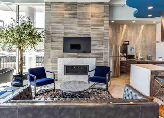 Clubhouse interior at Apex 41, Lombard, 60148