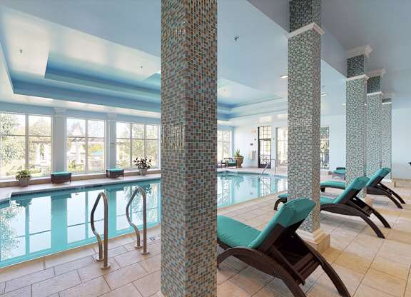 Indoor Pool at Regency Place, Oakbrook Terrace, IL, 60181