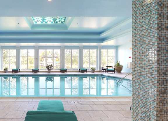 Indoor Pool Views at Regency Place, Oakbrook Terrace, Illinois