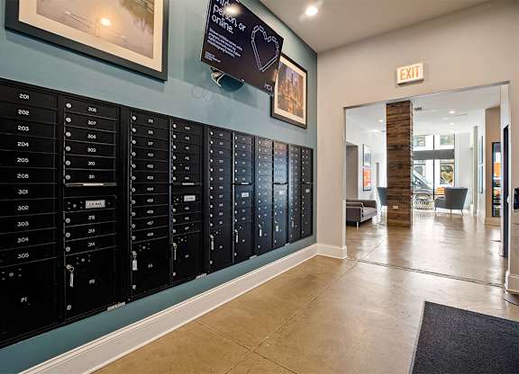 Mail room at The Shelby, Chicago, 60616