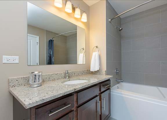 Bathroom at The Shelby, Chicago, 60616