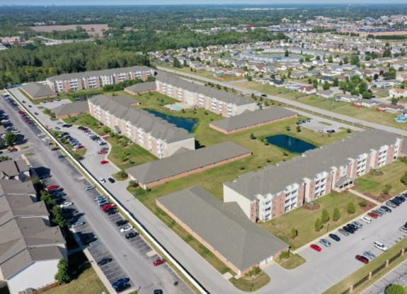 Vita Luxury Apartments on Grant aerial view