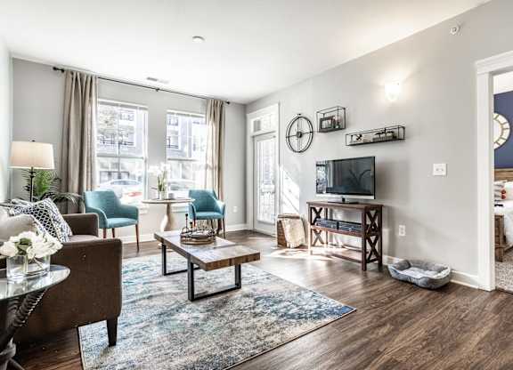 The Fort Apartment Spaces - Living Room