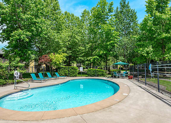 our apartments showcase a swimming pool