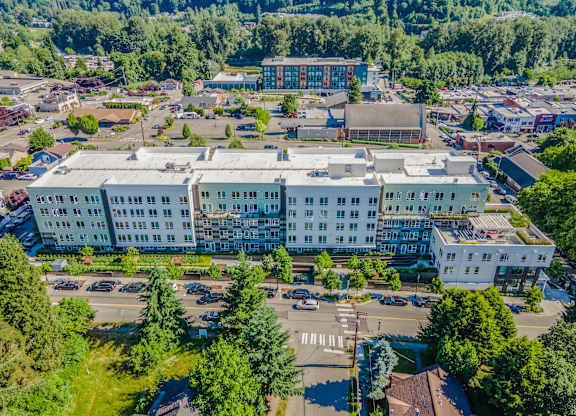 long scale aerial of edition