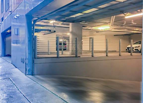 boxcar garage entrance