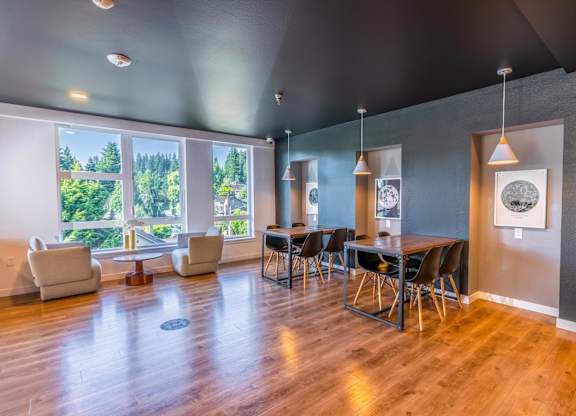 resident lounge work area