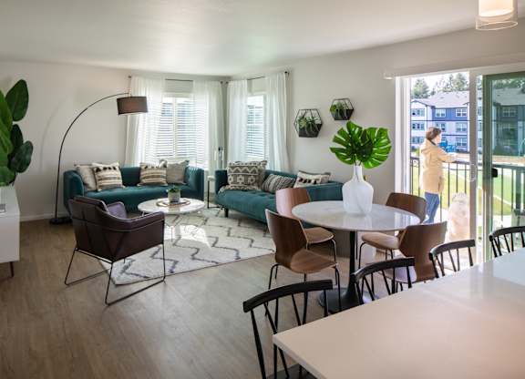 two bedroom light finished apartment
