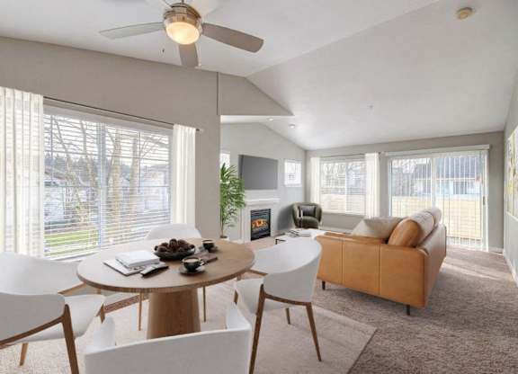 Living/ Dining at Clock Tower Village, DuPont, WA 98327