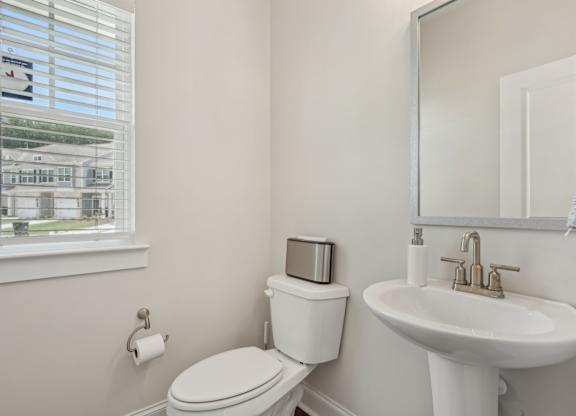 Half bathroom on the 1st floor
