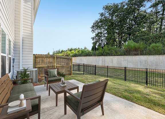 Another view of the patio. The perfect place for relaxation and outdoor living.