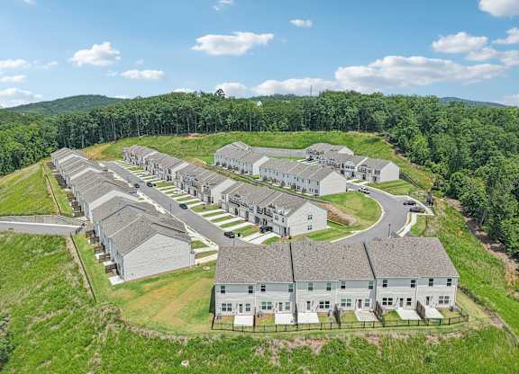 Aerial view of Satterfield Commons