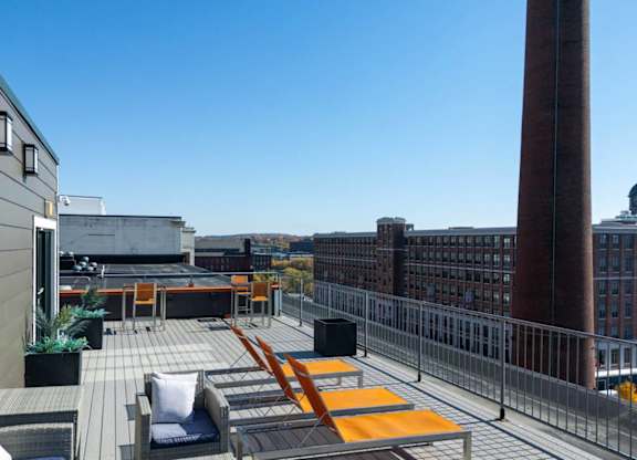 Building 270 roof deck at Washington Mill 240