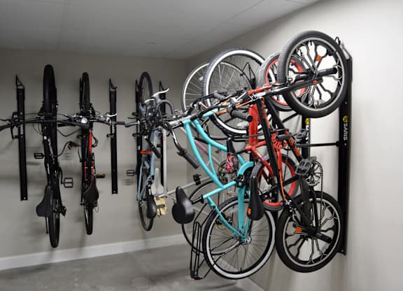 Bike Storage at Parkside Commons in Chelsea, MA
