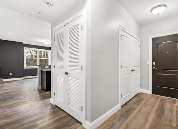 Ashland Woods apartments in MA hallway and high quality finishes