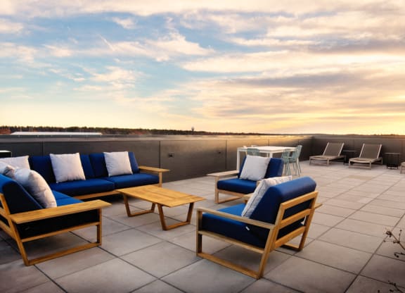 Sunsets from the Sun Deck over the Airfield