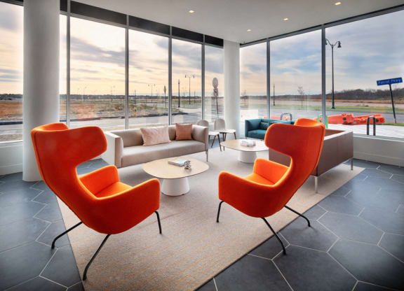 comunity room with lounge seating