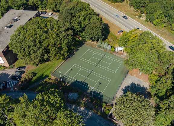 Tennis courts at Weymouth Commons