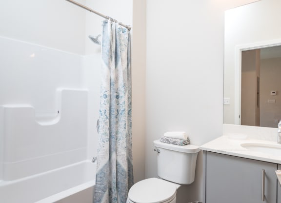 Millside model bright bathroom