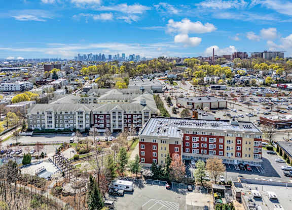 Parkside Commons and Chelsea Place aerial