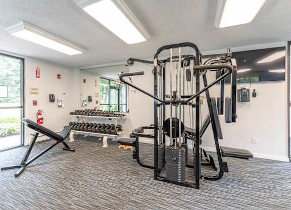 the preserve at ballantyne commons fitness room