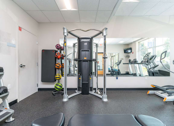 One Mansfield Ave fitness room