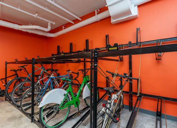 Bike room at union 346 at Union 346, Massachusetts