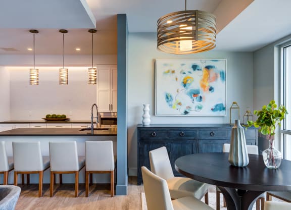 Community kitchen lounge
