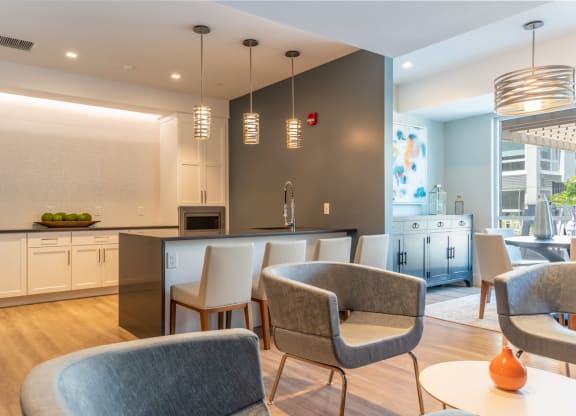 Community kitchen lounge
