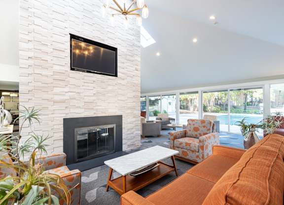 Resident lounge at Weymouth Commons