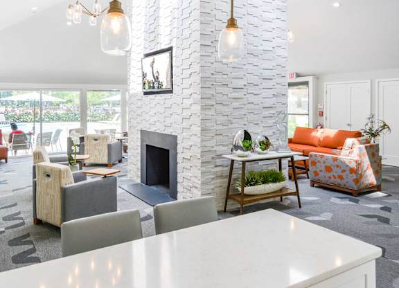 Resident Lounge Weymouth Commons Apartments