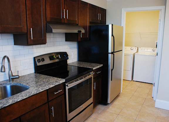 Model Kitchen at Weymouth Commons Apartments