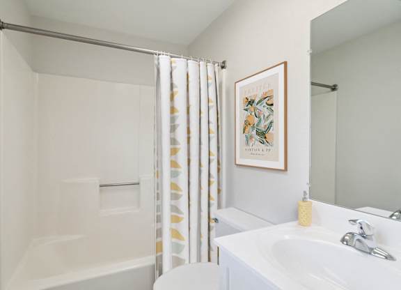 Bathroom With Bathtub And Sink, Bedroom Layout With Closets And Bathroom, Mariners Hill, Marshfield, MA.